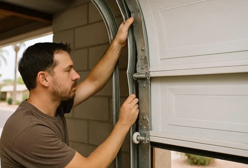 Off Track Door Repair in Avon Park